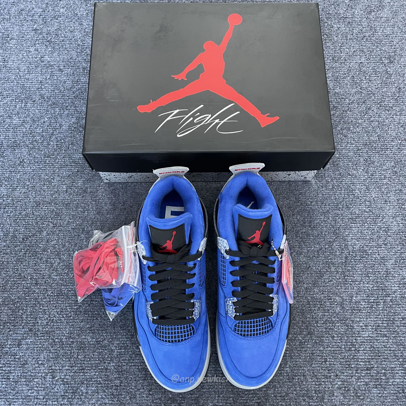 Air Jordan 4 Retro Eminem Encore Deep Royal Blue Black (4) - newkick.app